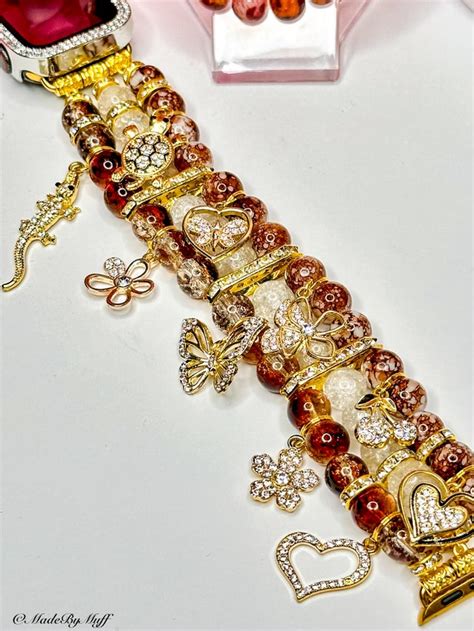chanel inspired apple watch band